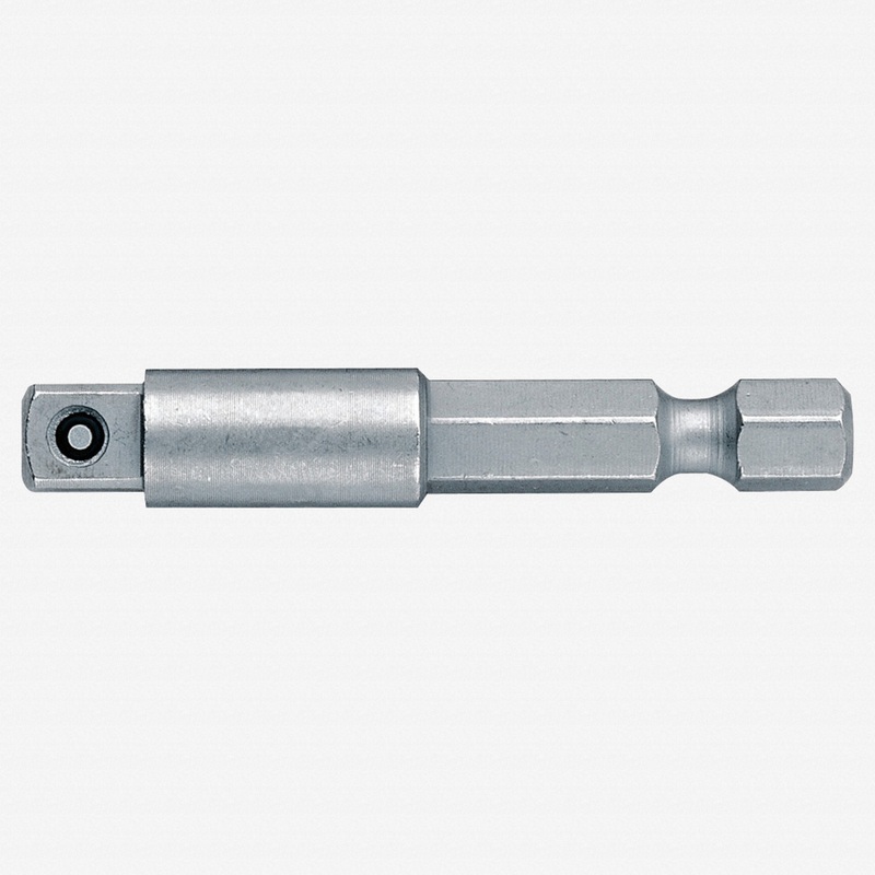 Wera 050210 Male 1/4" Hex to Male 1/4" Square Drive Power Tool Adaptor - 100mm