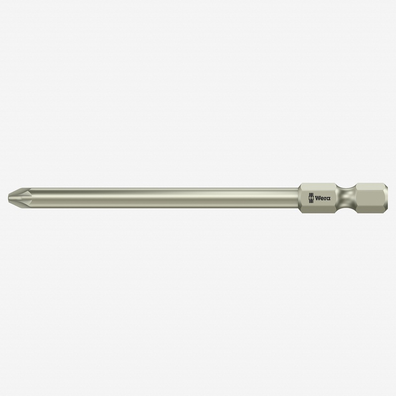 Wera 071085 #2 x 89mm Stainless Steel Pozidriv Power Bit