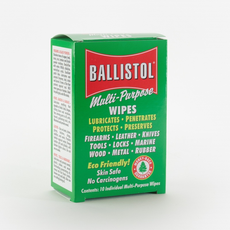 Ballistol Multi-Purpose Tool Oil Wipes - 10 Pack