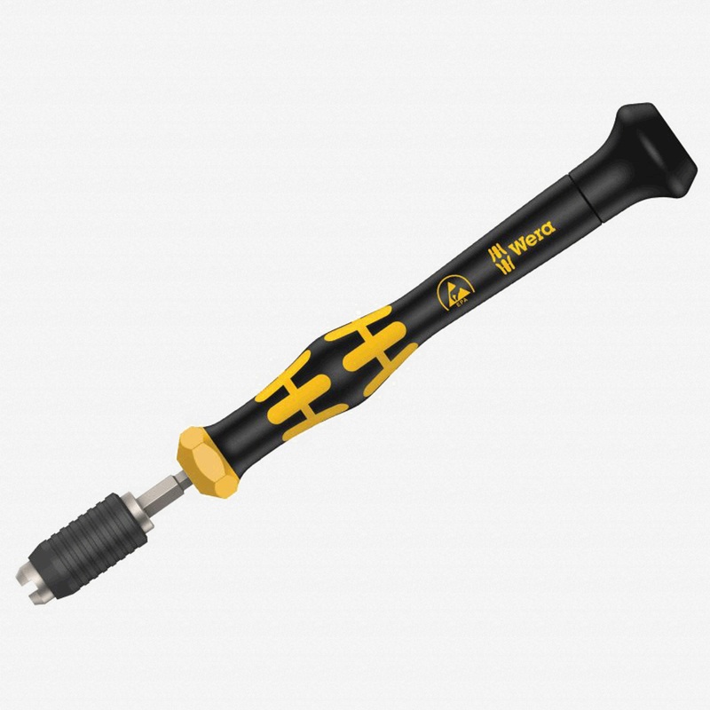 Wera 074800-001 Kraftform Micro ESD Pre-Set Torque Screwdriver, 0.035 Nm