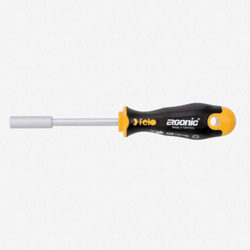 Felo Magnetic Ergonic 1/4" x 100mm Bit Holder Screwdriver