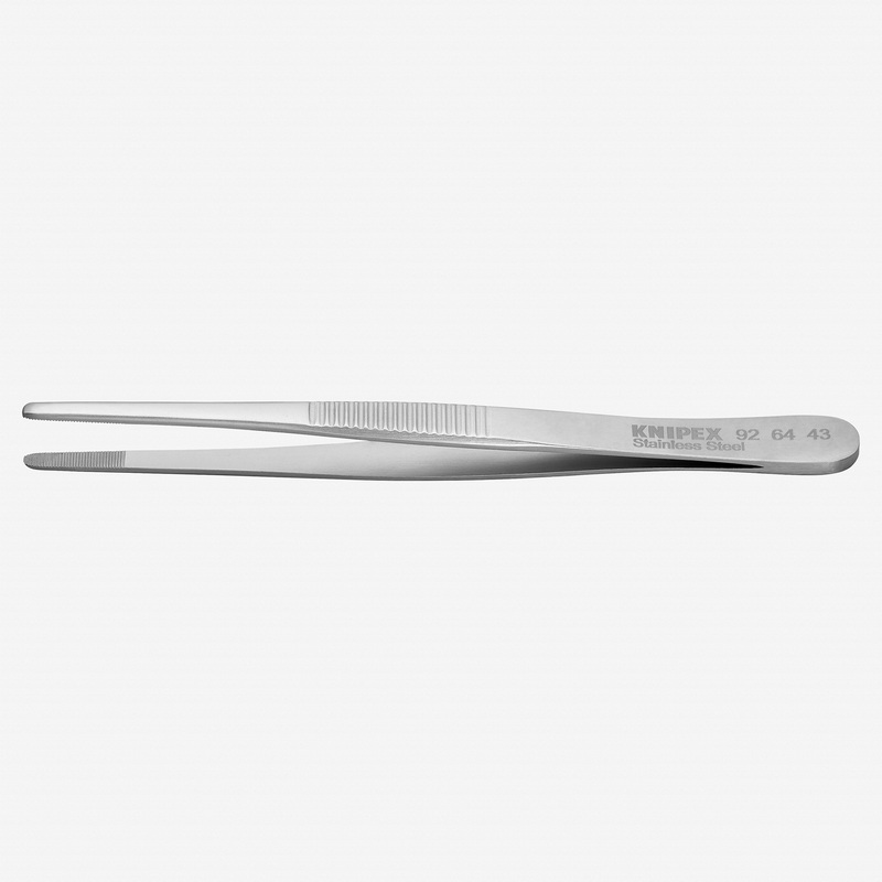 Knipex Precision Tweezers blunt shape 3 mm wide