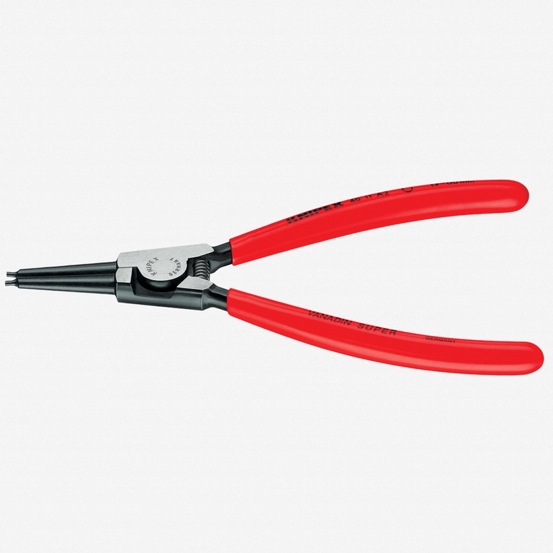 Knipex Straight Tip External Circlip Pliers 85-140 mm dia - Plastic Grip
