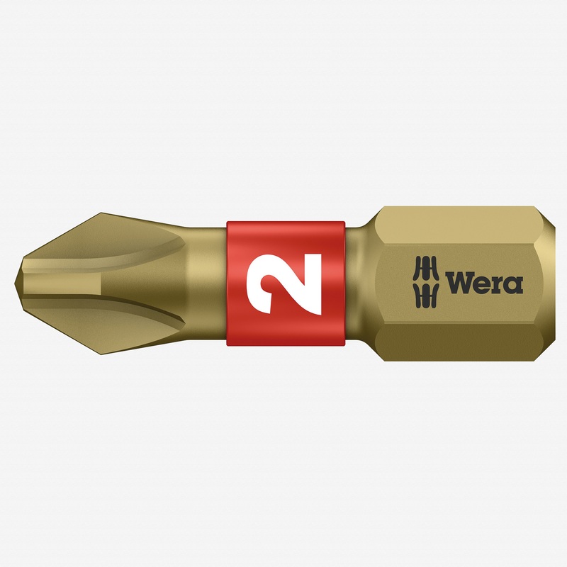 Wera 056412 #2 x 25mm Phillips BiTorsion Bit