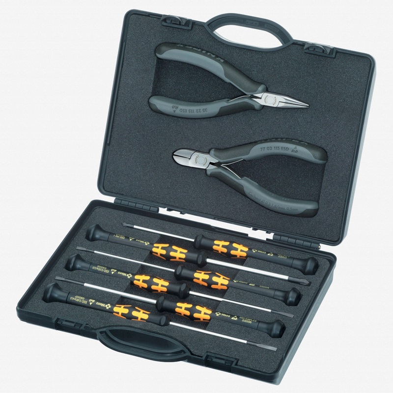 Knipex 8 Piece ESD Electronics Tool Set