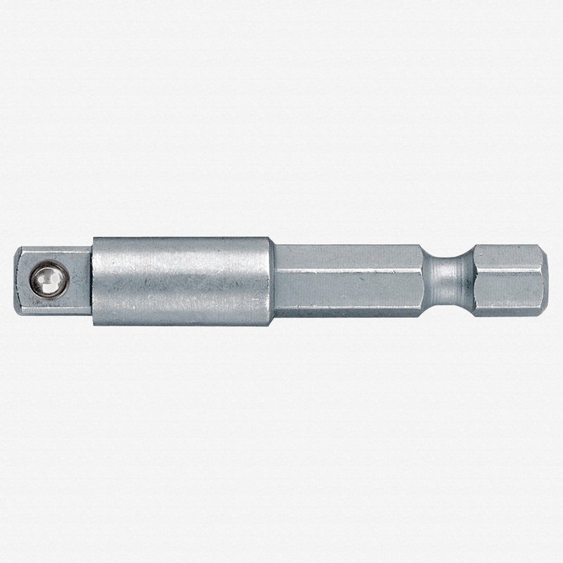 Wera 311517 Male 1/4" Hex to Male 1/4" Square Drive Adaptor - 50mm