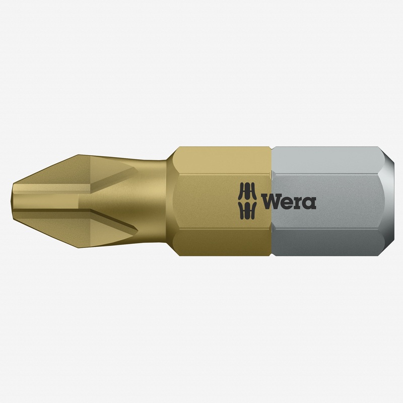 Wera 480172 Titanium-Nitride #2 x 25mm Phillips Bit