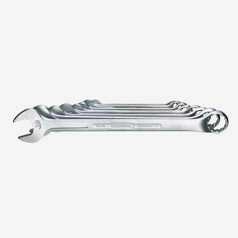 Gedore 1 B-08 Combination spanner set 8 pcs 10-24 mm