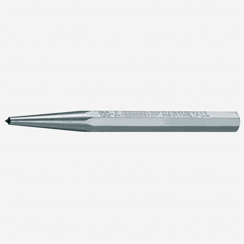 Gedore 100 A-12 Centre punch with carbide tip 130x12x4 mm