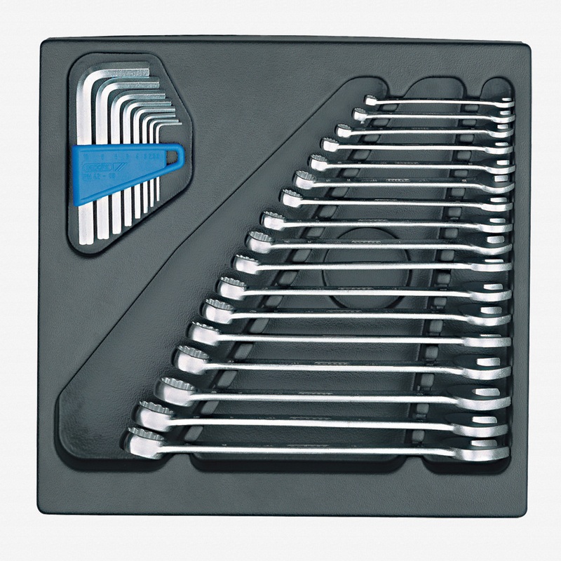 Gedore 1500 ES-7 Combination spanner set in 2/3 ES tool module
