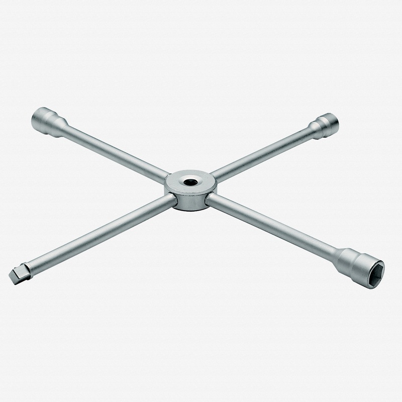 Gedore 28 LRV 4-way wheel wrench 27x30x32x3/4" 750x750 mm