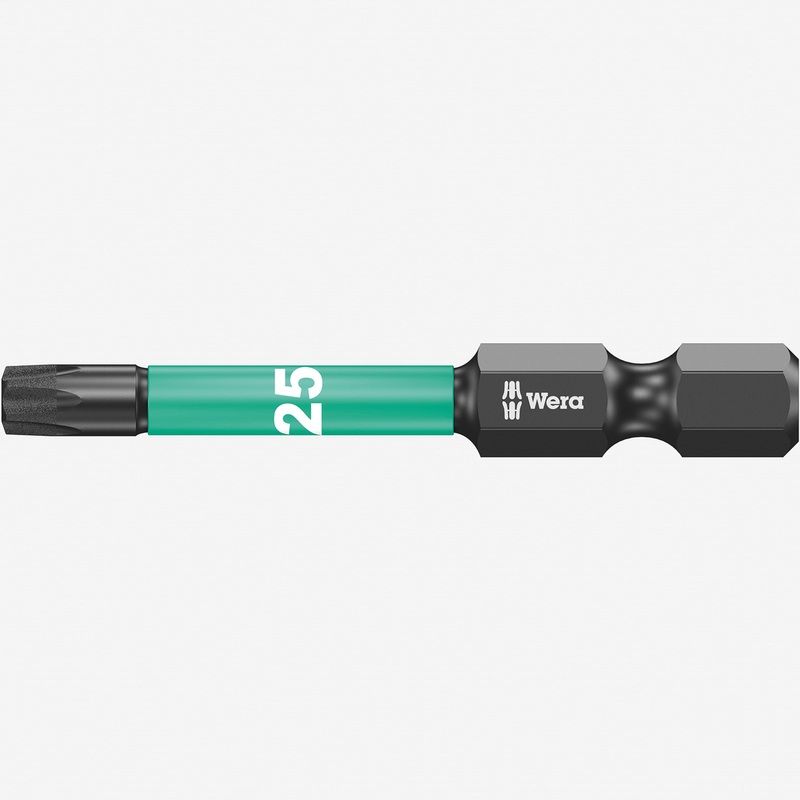 Wera 057665 T25 x 50mm Torx Impaktor Diamond Coated Power Bit