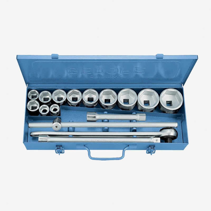 Gedore 32 FMZ Socket set 3/4" 16 pcs hex 22-60 mm