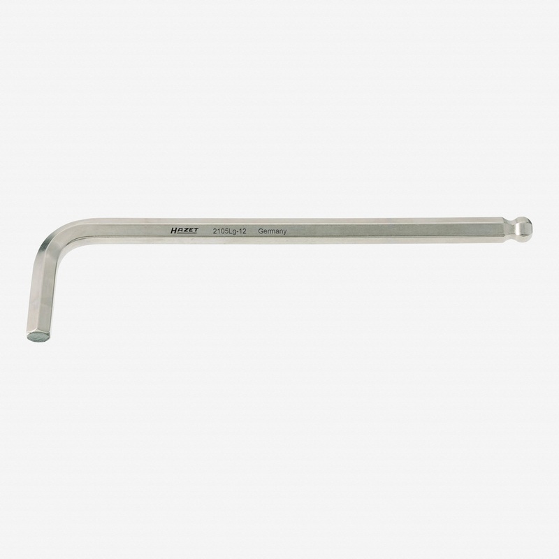 Hazet 2105LG-04 4mm Ball End Hex L-key Long