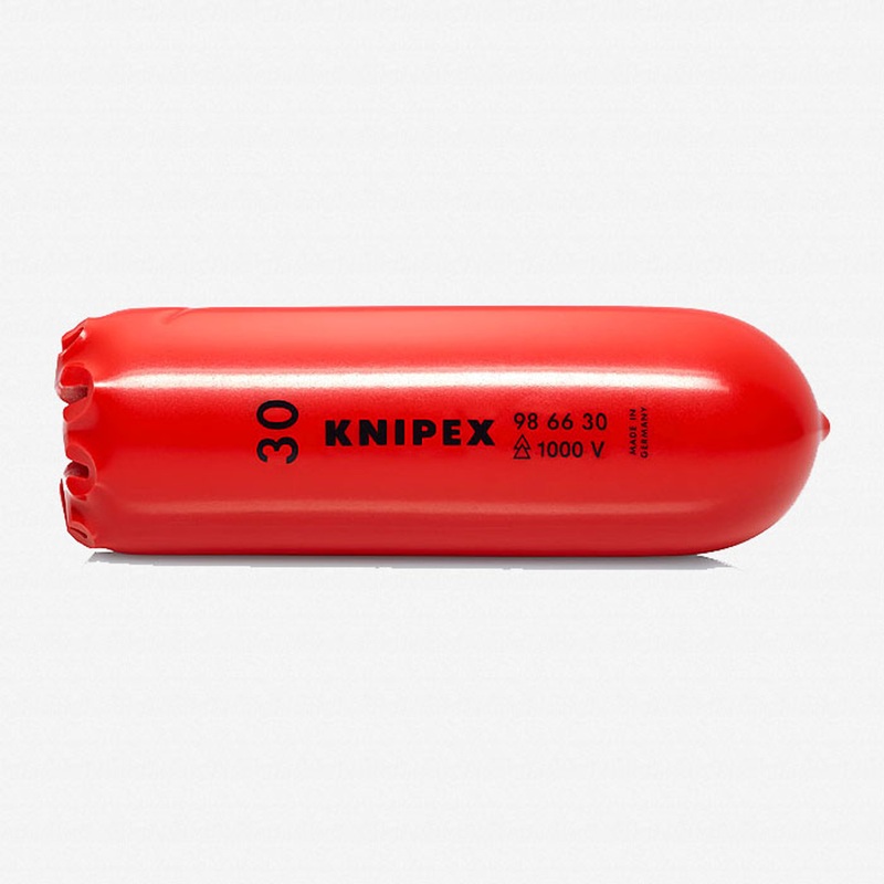 Knipex Insulated Self-Clamping Slip-On Cap, 30 mm, for Bare Live Cables