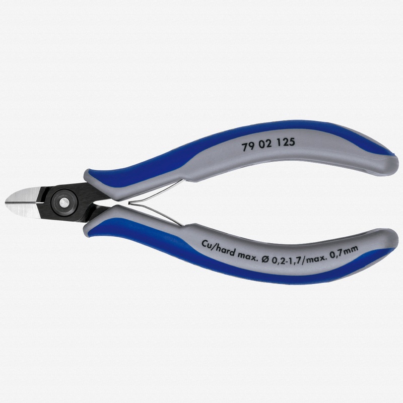 Knipex Precision Electronics Diagonal Cutters Round Head w/ Very Small Bevel - MultiGrip
