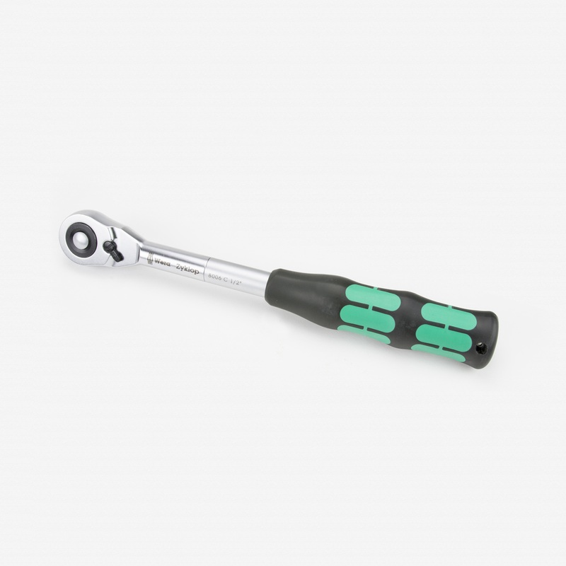 Wera 003780 Zyklop Hybrid Ratchet with Switch Lever, 1/2" Drive