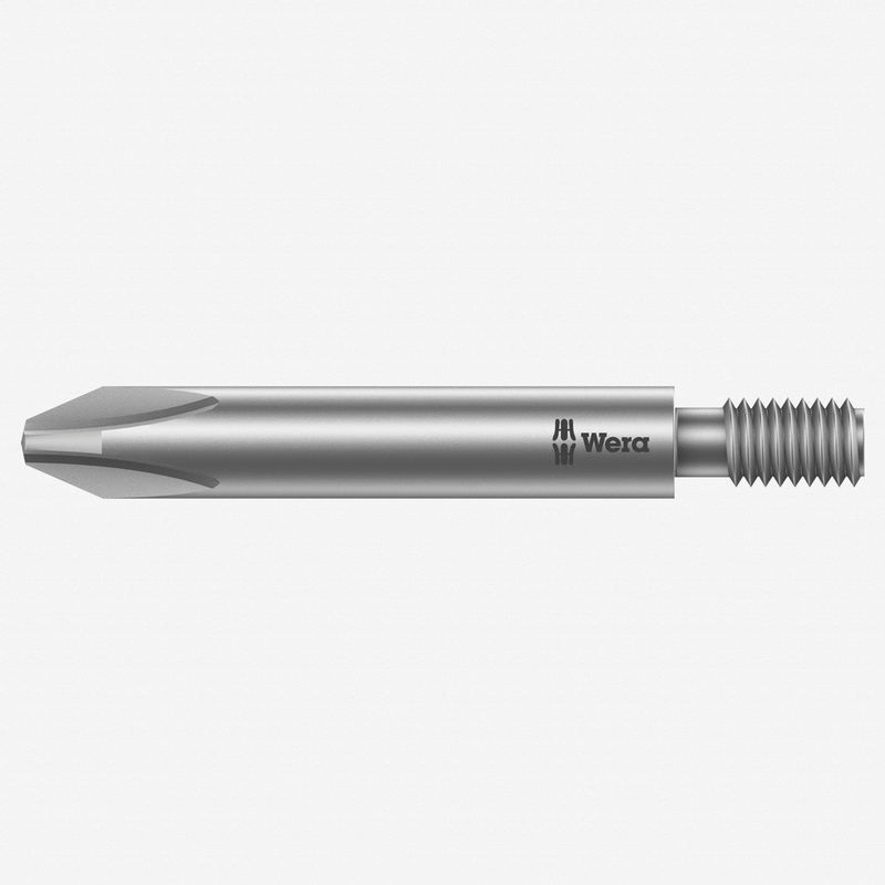 Wera 065197 #2 x 45mm Phillips Bit, 10/32" Thread Drive