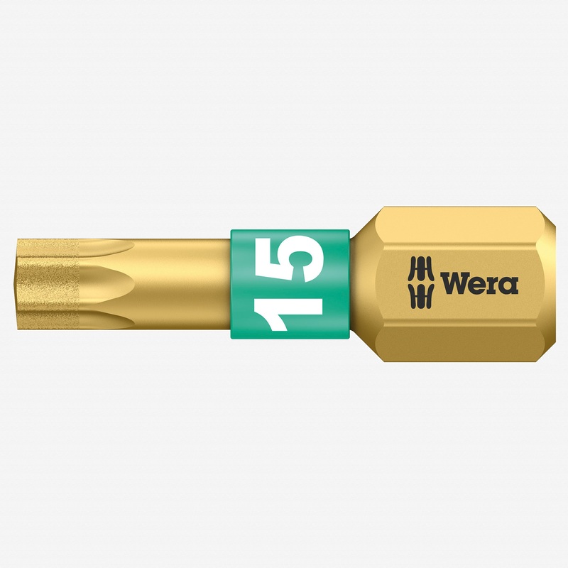 Wera 066102 T15 x 25mm Torx BiTorsion Diamond Coated Bit
