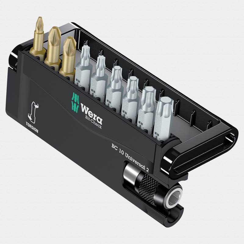 Wera 134200 Bit-Check 10 Universal 2 - PZ and TX