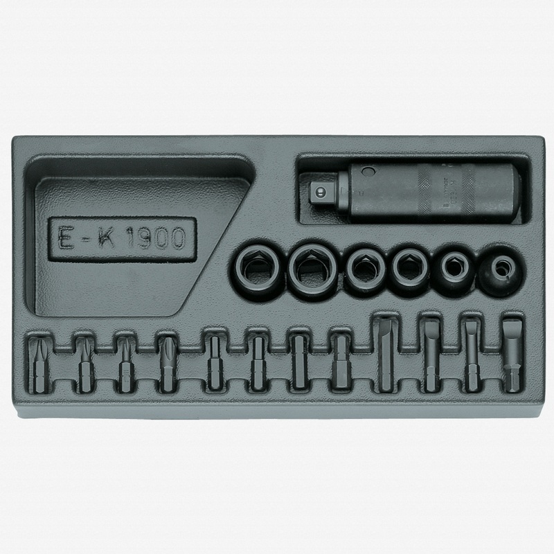Gedore 1500 ES-K 1900 Impact driver set in 1/3 ES tool module