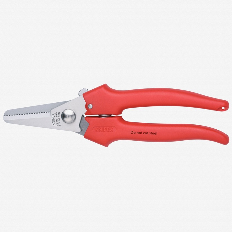 Knipex 7.5" Combination Shears - Plastic Grip
