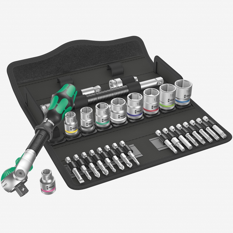 Wera 004046 Zyklop Speed Ratchet 3/8" Drive Metric Set