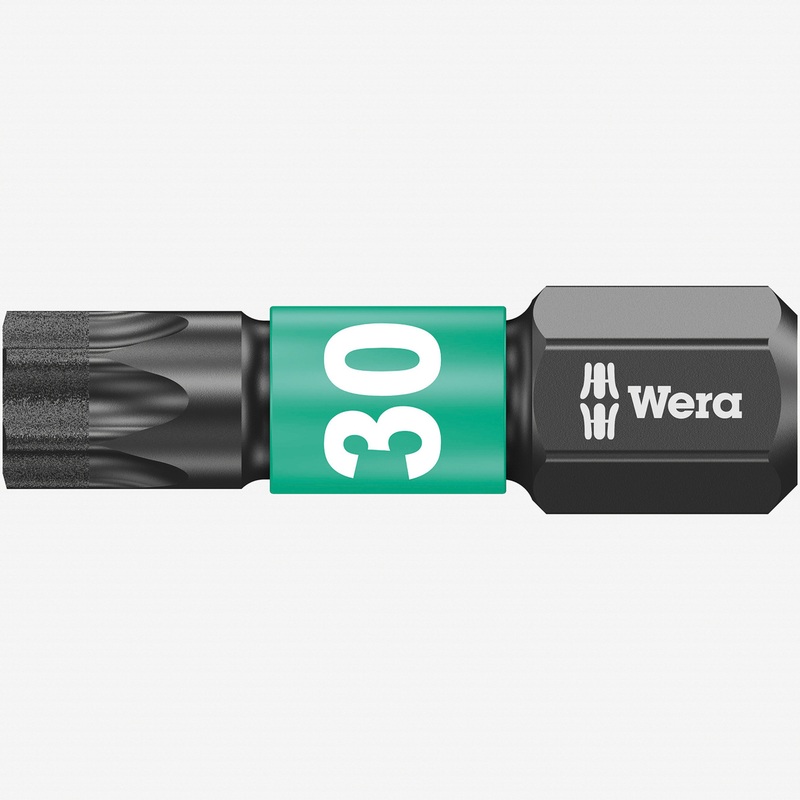 Wera 057626 T30 x 25mm Torx Impaktor Diamond Coated Bit