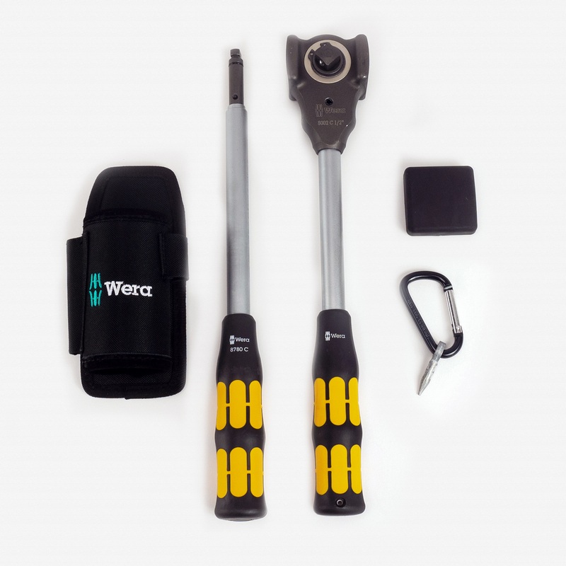 Wera 133862 KOLOSS Ratchet Set - 1/2" Drive