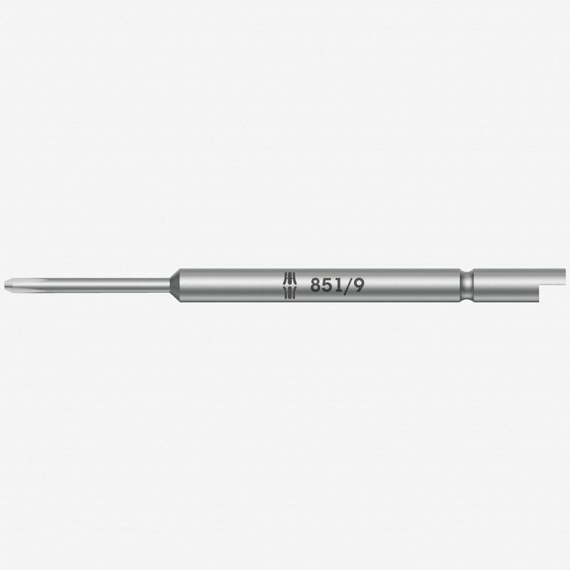 Wera 135277 PH #1 x 64mm Phillips Bit - Halfmoon Drive