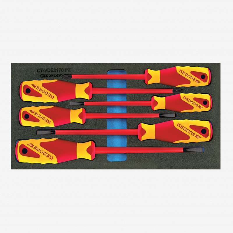 Gedore 1500 CT1-VDE 2170 PZ VDE Screwdiver set in 1/3 CT module