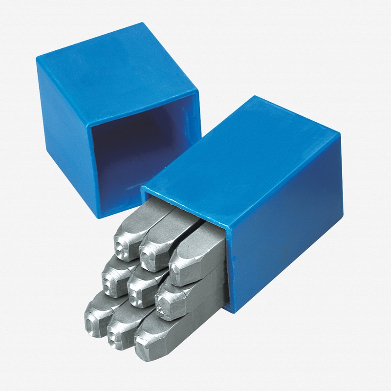 Gedore 2200-6 Number punch set 9 pieces