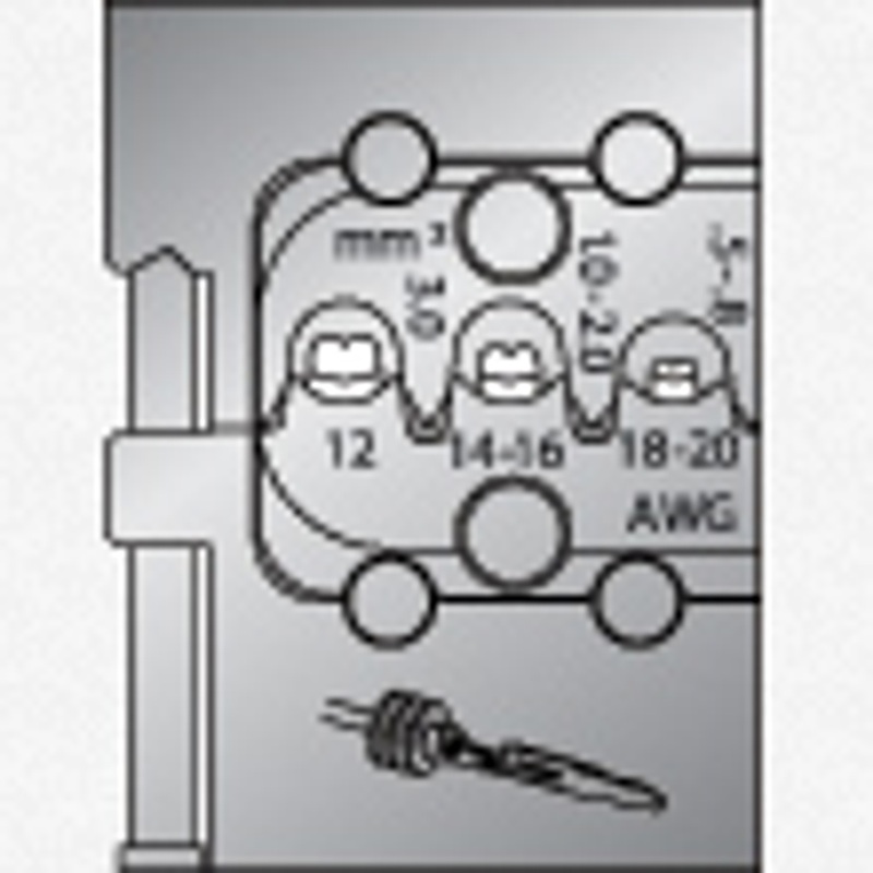 Gedore 8140-20 Module insert for lamellar contacts