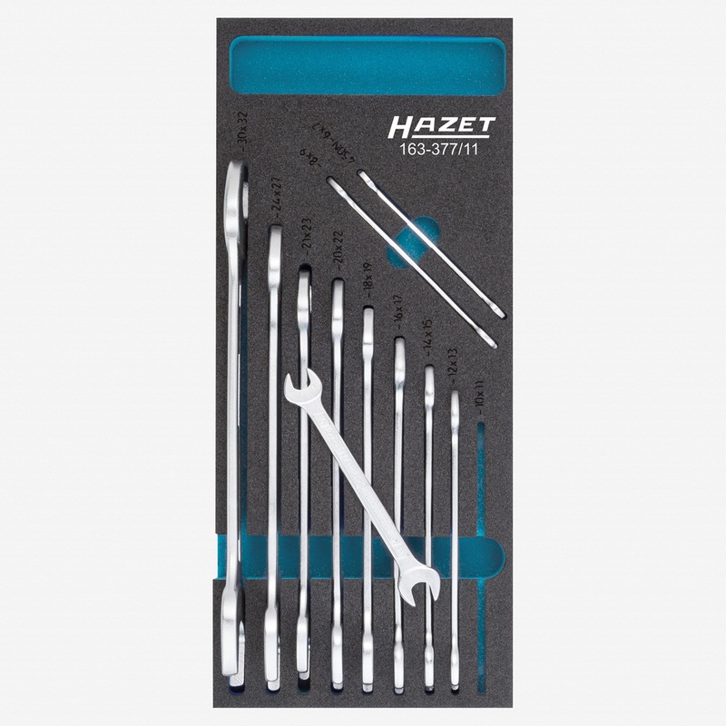 Hazet 163-377/11 Double open-end wrench set