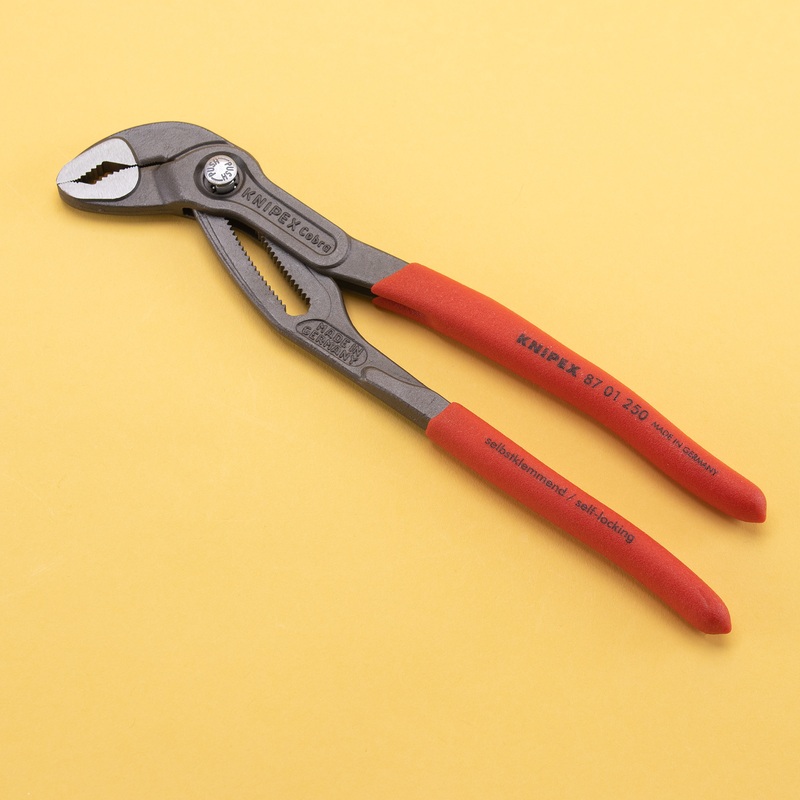 Knipex 10" Cobra Pliers - Plastic Grip