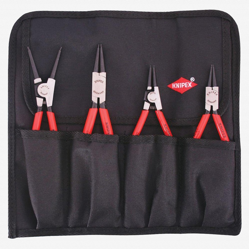 Knipex 4 Piece Circlip Pliers Set in Pouch