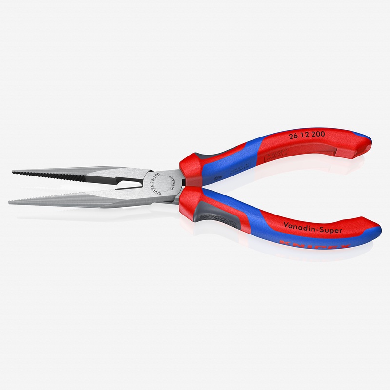 Knipex 8" Snipe Nose Side Cutting Pliers (Stork Beak Pliers) - MultiGrip