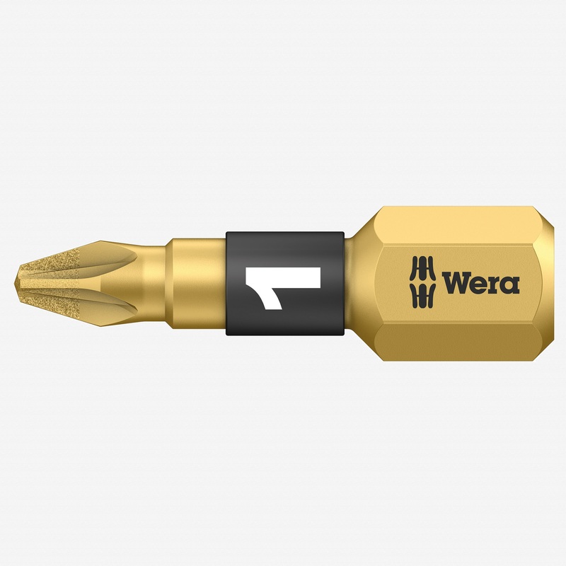 Wera 056700 #1 x 25mm Pozidriv BiTorsion Diamond Coated Bit