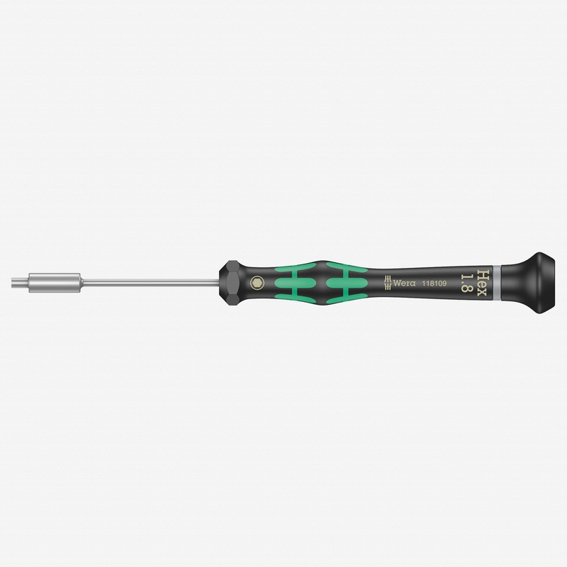 Wera 118109 1.8 x 60mm Kraftform Micro Precision Nut Driver