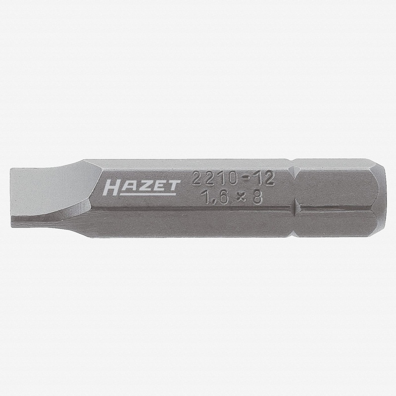 Hazet 2210-10 6.5 x 41mm Slotted Bit - 5/16" Drive