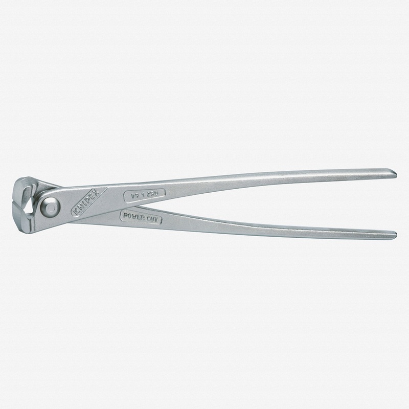 Knipex 12" High Leverage Concretors' Nippers - Nickel Plated