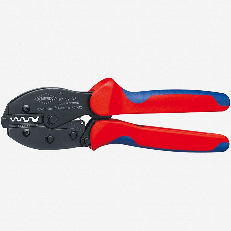 Knipex PreciForce Crimping Pliers - non-insulated terminals and plug connectors