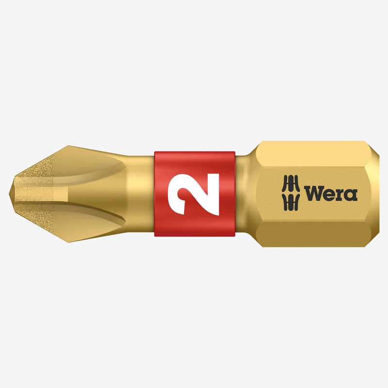 Wera 056402 #2 x 25mm Phillips BiTorsion Diamond Coated Bit