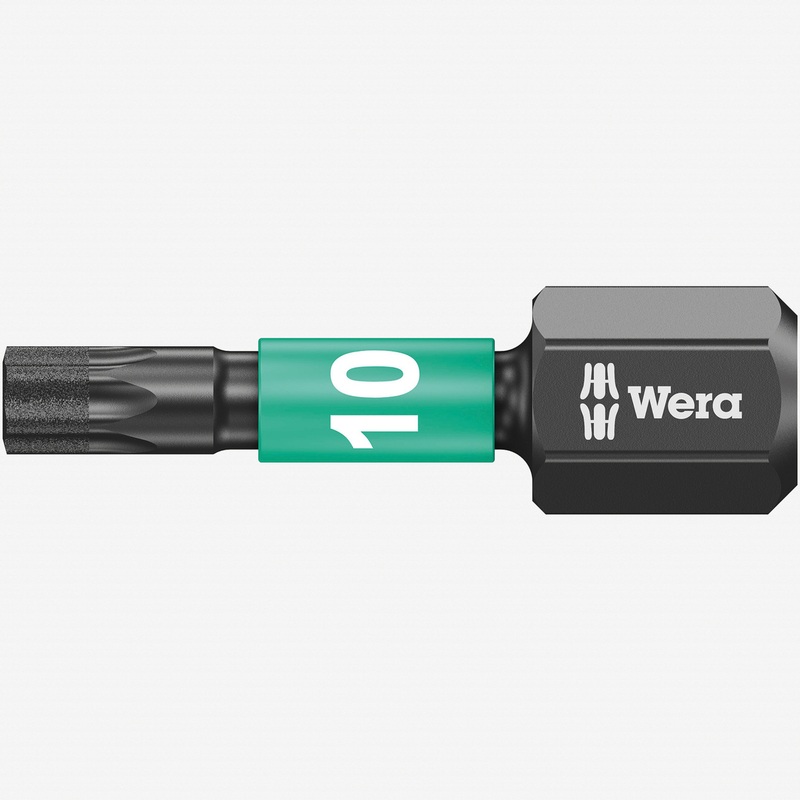 Wera 057628 T10 x 25mm Torx Impaktor Diamond Coated Bit