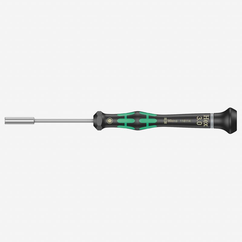 Wera 118114 3 x 60mm Kraftform Micro Precision Nut Driver