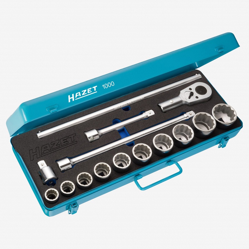 Hazet 1000Z 12 pt Socket set 3/4" Drive 22-50mm