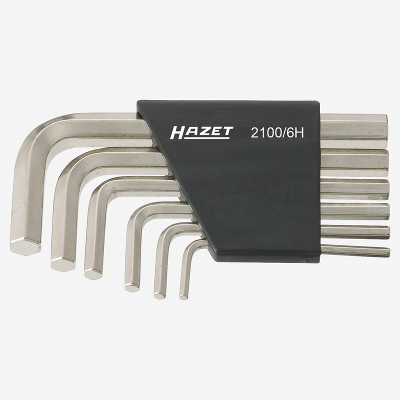 Hazet 2100/6H Metric L-Key Set 3-10mm