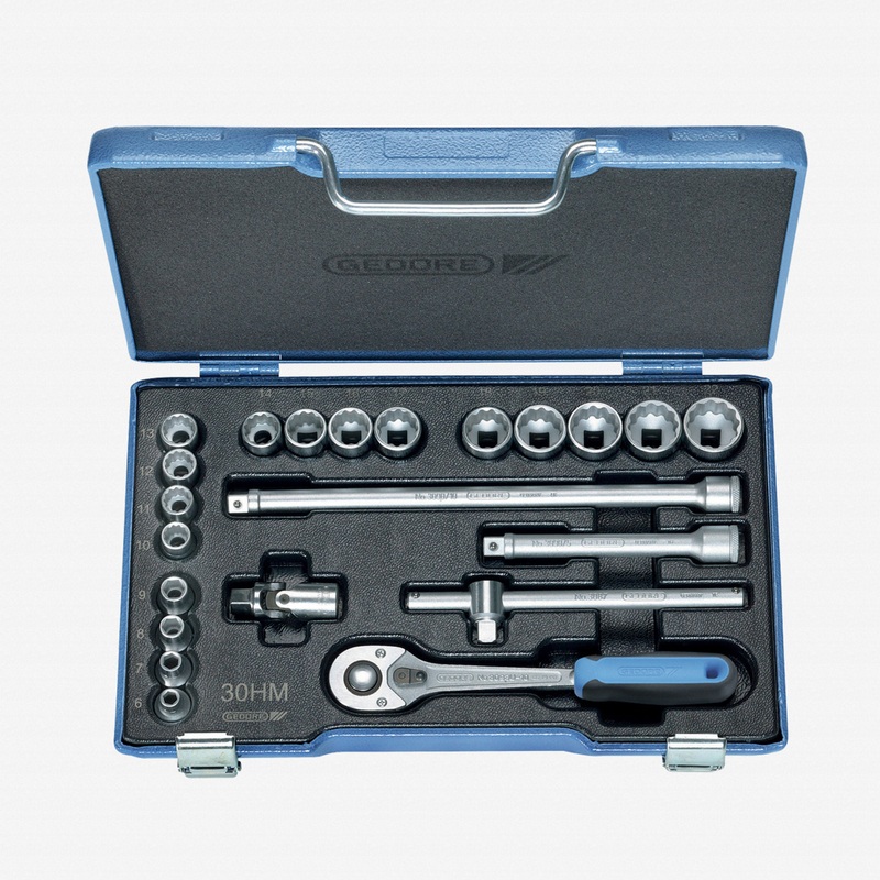 Gedore D 30 HMU-10 Socket set 3/8" 22 pcs UD 6-22 mm