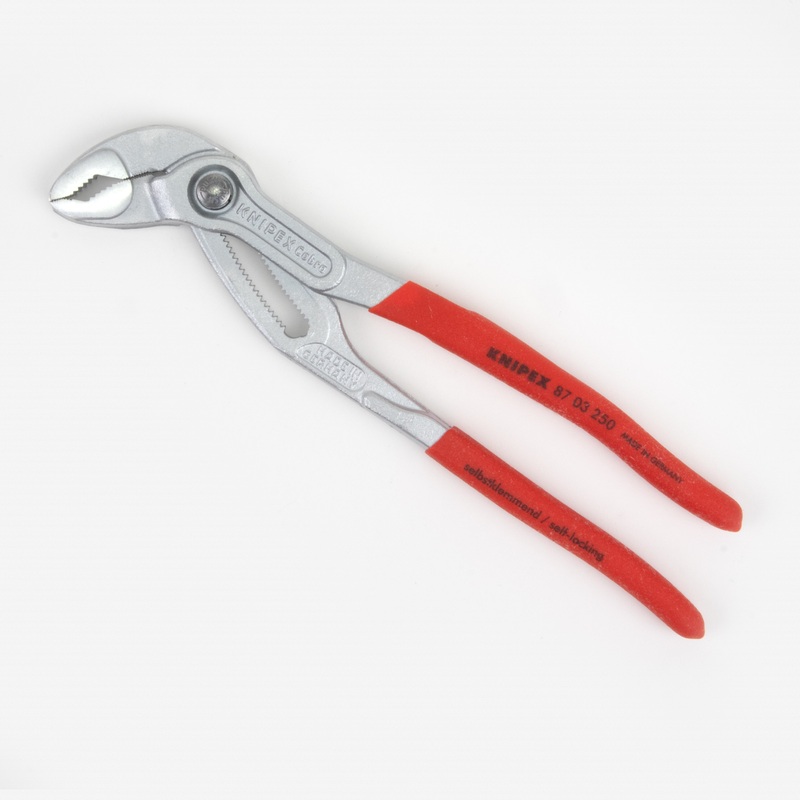 Knipex 10" Cobra Pliers - Chrome w/ Plastic Grip
