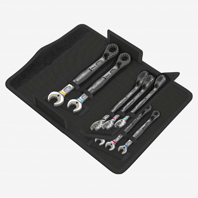 Wera 020093 Joker Combination Wrench with Switch 8 Piece Set - SAE